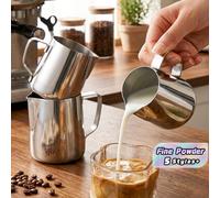 Pichet à moussage de lait en acier inoxydable pour l'art du café. Fournitures scolaires pour la rentrée scolaire 150 ml,250 ml,350 ml,550 ml,900 mlAcier inoxydable