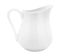 Pichet à Mousser en Céramique Blanc 250ml pour Lait et Café | Résistant à Chaleur, Facile à Nettoyer, Usage Polyvalent, Poignée Intégrée, pour Baristas et Service