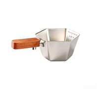 Pichet à pour lait Acier Inoxydable 350ml avec Bec Verseur - Tasse à Mesurer Café pour Latte Art et pour cappuccino - pour accessoire pour barista Pro(silver)