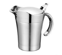 Pichet à pour sauce 450ml Isolant Double Paroi Pichet à pour | paroi isolante, pour garde chaud longtemps, extérieur froid au toucher, 450ml, pour idéal sauces(750ML)