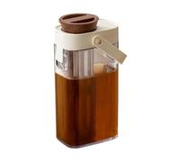 Pichet à thé, pichet à limonade, distributeur transparent anti-fuite, 23 x 12,5 x 8,9 cm, utilisation polyvalente pour café, eau, lait maternel, maison, extérieur, voyage