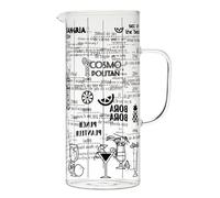Pichet avec Recette "Cocktail" 2L Transparent