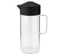 Pichet de service PIP 1,4 l, noir, verre, RIG-TIG