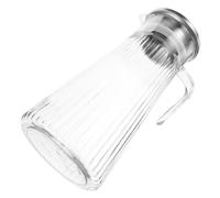 Pichet D'eau 1,5 L en Acier Inoxydable et Acrylique | Usage la Cuisine et Restaurants, Design Simple et Élégant, Poignée Pratique, Format Généreux, pour Boissons Froides