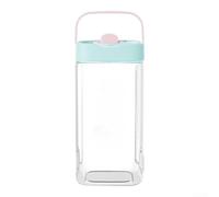 Pichet d'eau froide transparent avec robinet, 2500/3500 ml de grande capacité pour les activités de plein air, bouteille distributeur facile à verser (3500 ml, bleu)