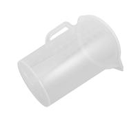 Pichet Doseur Gradué 5000ml en PP Transparent avec Couvercle | Poignée, Bec Verseur et Graduations Précises, Convient aux Liquides Chauds, Usage Café Cuisine