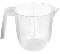 Pichet doseur léger, robuste et résistant, fabriqué avec des carafes d'eau en plastique 100 % non toxique, facile à ranger et empilable, passe au lave-vaisselle, au micro-ondes, sans BPA