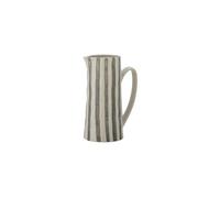 Pichet en grès vert, motifs peints à la main, polyvalent, utilisable comme vase - Bloomingville, Begonia - 17x17x24 cm