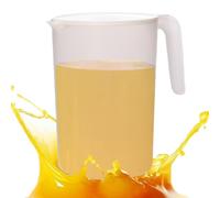Pichet en plastique avec couvercle 2 l - Avec couvercle - Récipient résistant aux hautes températures - Carafe à eau - Carafe à eau - Pour thé parfumé