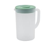 Pichet en Plastique de Grande capacité, Pichet D'eau Froide pour Jus de thé, Lait, Réfrigérateur, Service de Boissons Glacées (Vert Matcha)