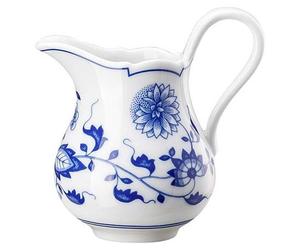 Pichet en porcelaine bleu, motif oignon, 0,16 litre