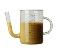 Pichet Gradué 1000ml en Verre Résistant à Chaleur | Couvercle Ajusté, Transparent, pour Boisson Maison et Thé Glacé, Pique-niques, Fêtes, Usage Quotidien
