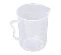 Pichet gradué 250ml Bécher gradué Coupe en plastique blanc transparent Béchers gradués en plastique Rentable et durable Professionnel et mode
