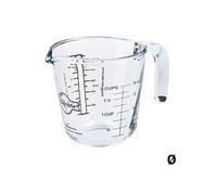 Pichet gradué Ô Cuisine Transparent verre - 1 L