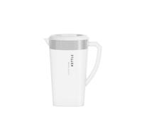 Pichet grande capacité 1,3 L/2,2 L/3 L - Plastique PP résistant à la chaleur et aux chutes - Bouilloire d'eau froide pour jus, réfrigérateur, boissons d'été (3 L, blanc)