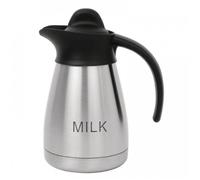 Pichet inox isotherme 500 ml à lait, couvercle à vis
