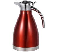 Pichet Isotherme Carafe à Café en Acier, Pot isolé, théière inoxydable à double paroi sous vide Thermo Jug bouillotte(2L Plastic Han