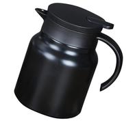 Pichet Isotherme en Acier Inoxydable avec Poignée et Couvercle Étanche | Isolation Thermique, Versement Contrôlé, Coque Robuste, pour Café, Lait ou Thé, Service Extérieur et Bureau