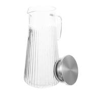 Pichet L 1,5 Boissons à Acier Inoxydable Acrylique | Poignée Pratique, Usage Polyvalent, Grand Format, pour Bars et Buffets, Style Simple et Élégant