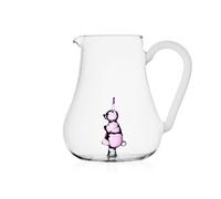 - Pichet Lapin Rose - Animaux de la ferme - Design Alessandra Baldereschi