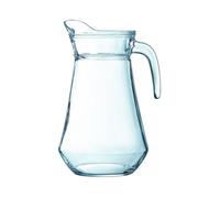 Luminarc - Broc à Anse Transparent - Verre Trempé - Compatible Lave-Vaisselle - Préhension Facile - Fabrication en France - Pichet Contenance 1,6 Litre