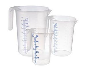 Pichet mesureur STACKABLE, 1,0 litre, transparent