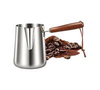 Pichet Mousseur Cruche versante pour cappuccino avec échelle de mesure 600 | Carafe cappuccino versante Pour le Latte L'Café et Café-Bar Camping Dortoir Cuisine