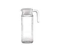 Olympia GF922 Lot de 6 carafes en verre nervuré 1 l