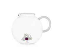 Pichet Tabby Cat Christmas Edition en verre borosilicate de Ichendorf Milano