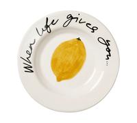 Pick a Poppy Lemon assiette à tapas Yellow. 15 cm