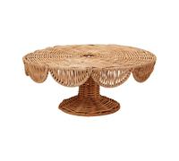 Pick a Poppy Scallop plat de service Natural. 30x12 cm