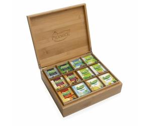 Pickwick Professionnel Theekist Bamboe 12-vaks