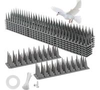 Pics anti-oiseaux en plastique, lot de 12, 5,2 m, pour balcon