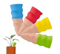 Pics D'Arrosage Jardin,4 Pièces Dispositif d'Inserts d'Irrigation en Terre Cuite - Pics D'Arrosage à Insérer - Pour Vacances Jardin Serre Plate-Bande Surélevée Patio Balcon Extérieur