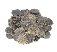 Picysa 100 Pièces de Pièces de Pirate pour la Décoration de Fête d'halloween, de Trésor en Plastique Durable pour Les événements à Thème, Parfaites pour Les 3 Ans et Plus (Bronzée)