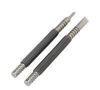 Picysa 2 Pièces Outil de Jeu D'ongles en Acier à Haute Teneur en Carbone Double Extrémités Outil de Poinçon de Clous à Ressort Ensemble de Clous sans Marteau de Jeu de de Poinçon