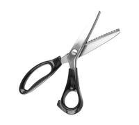 Picysa Ciseaux à Cranter Professionnels avec Lames en Acier Inoxydable pour la Couture, Bord Rond et Triangulaire, Distance de Coupe de 3 à 7 Mm, Longueur de 23 Cm (5 mm)