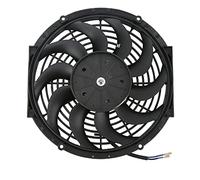 Picysa Ensemble de Ventilateur de Refroidissement de Radiateur à Condensateur électrique Universel de 12 Pouces, Fonctionnement Silencieux pour Voitures, Haute efficacité, Matériau ABS Durable, 1