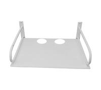 Picysa Étagère Murale pour Projecteur, étagère Flottante en Aluminium Durable pour Boîtier TV et Routeur, Idéale pour Le Salon, Installation Facile, 1 Ensemble avec 15 Accessoires (Blanche)