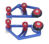 Picysa Mangeoire à Rouleaux pour le Travail du Bois, Outil Durable Réglable pour Scies de Table, Scies à Ruban en Alliage D'aluminium, 2 Unités
