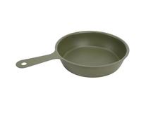 Picysa Mini Poêle à Frire Portable en Acier Inoxydable, Poêle à œufs Antiadhésive pour Camping Voyage 304 en Acier Inoxydable 13cm (Feuillage)