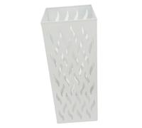 Picysa Porte-Parapluie en Métal, Design élégant, Organisateur de Parapluie D'intérieur Durable pour la Maison et Le Bureau, 42x16x16cm (Blanche)