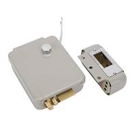 Picysa Serrure à Gâche électrique 9-12 V, Réponse Super Sensible, Déverrouillage Facile, Poudre de Pulvérisation de Fer pour Portes en Fer, Portes en Bois avec Kit D'installation