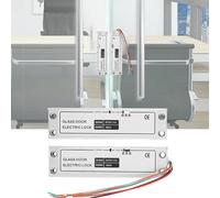 Picysa Serrure de Porte à Boulon électrique DC12V, Force de Maintien de 1000kg, Installation en Surface avec Délai Réglable de 0 à 3 à 6 Secondes, pour Portes en Bois, Verre, Fer