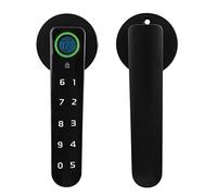 Picysa Serrure de Porte Intelligente à Empreintes Digitales, avec Clavier Tactile dissimulé, Mot de Passe Virtuel Anti-espion, pour Porte D'entrée de Bureau et de Maison