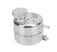 Picysa Vase D'expansion de Liquide de Refroidissement 2,5 L avec Bouchon, Structure en Alliage D'aluminium Durable, Idéal pour S R53 R52, Couleur Argent, Installation Directe Incluse