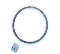 Piebert Joint 39156 - 22 cm - Pour autocuiseurs Fissler Vitaquick, Vitavit Comfort Vitavit Premium Vitavit Edition - En silicone - Gris - Diamètre intérieur : 22 cm - Diamètre extérieur : 24,5 cm -