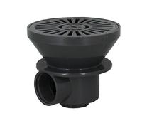 Pièce à sceller piscine - Bonde de fond - Ø180mm - Béton - Gris anthracite de AstralPool
