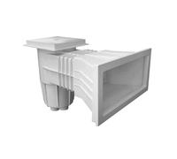 Pièce à sceller piscine - Skimmer Standard grande meurtrière - Vis métrique - Liner - Blanc de AstralPool