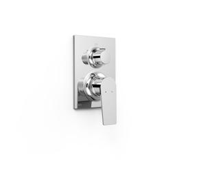 Pièce apparente pour boîtier encastré Rapid-box 3 voies Project Chrome - TRES 22127310